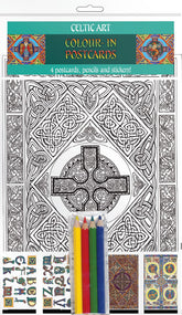 Celtic Art - A5 Colour-in Postcards - TimeLine Gifts